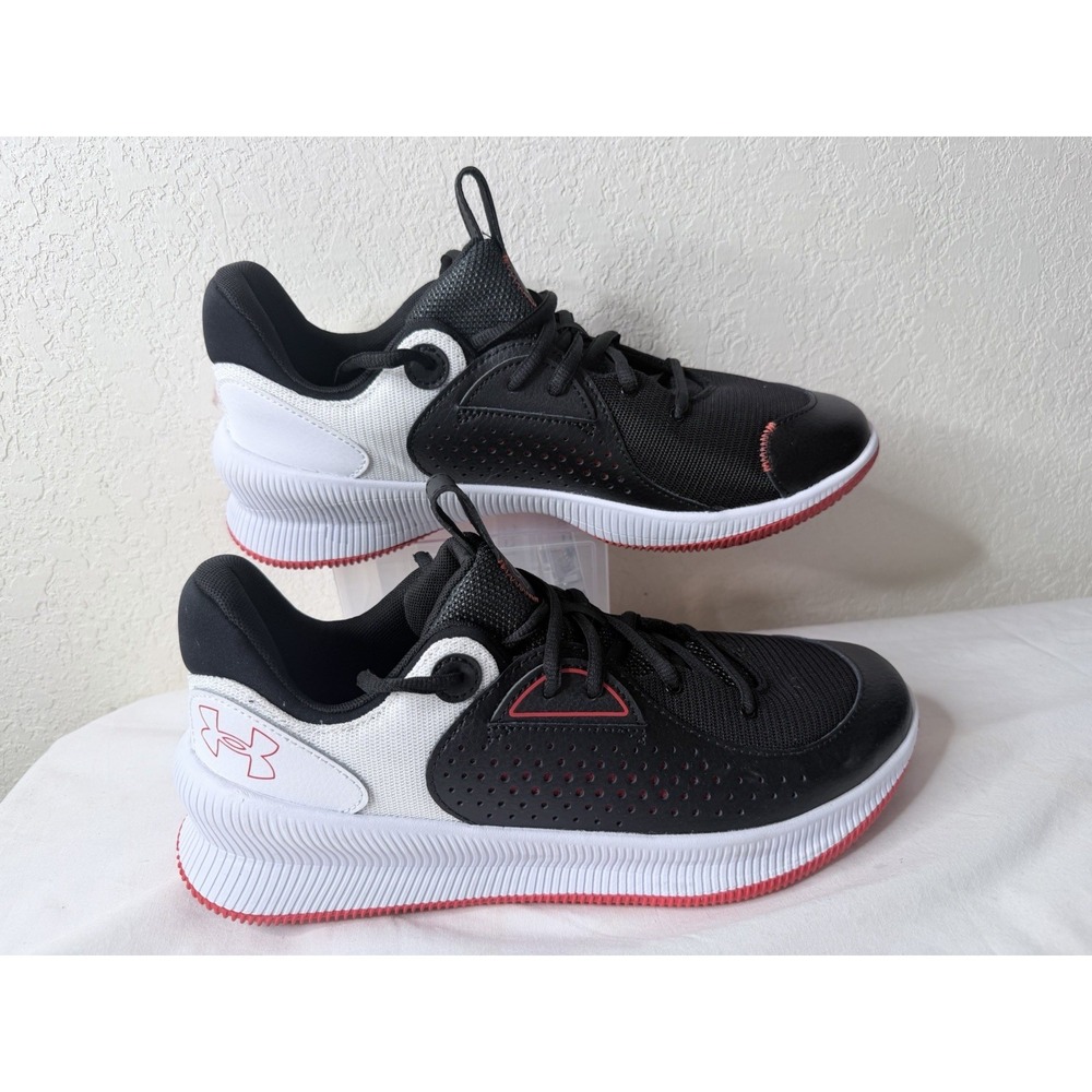 Under Armour Men's UA TWENTY47 Basketball Shoes Mens 11M Black White Radio Red